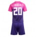 Maillot de foot Allemagne Benjamin Henrichs #20 Extérieur vêtements enfant Europe 2024 Manches Courtes (+ pantalon court)